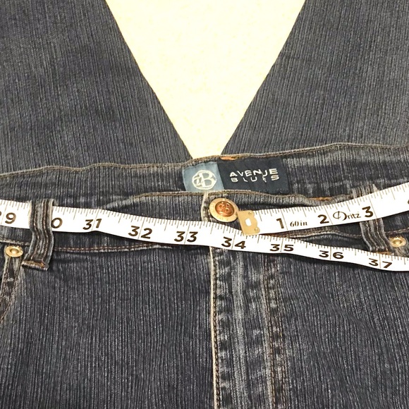 ♦️Sz 16 Average | The Avenue Blues | Denim Jeans | Straight Leg - Picture 9 of 9